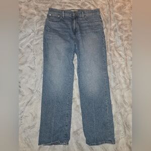 Madewell '90s Straight Leg Jeans in Light Wash - Size 31